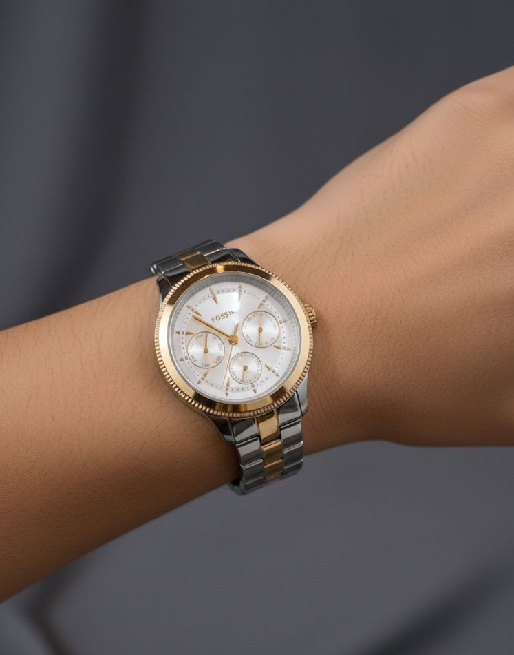 FOSSIL RELOJ PLATEADO-DRD MUJER