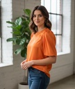 MICHEL BLUSA NARANJA MUJER 43126N