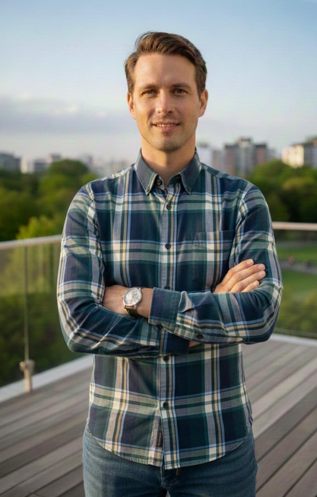 NAUTICA CAMISA VERDE-AZUL WR3609