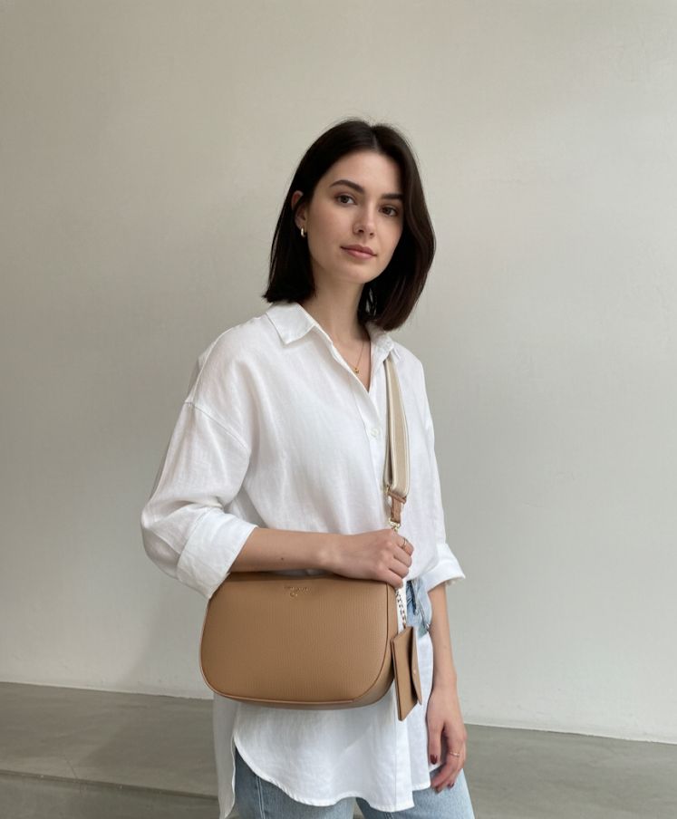 ANNE KLEIN CARTERA BEIGE GRANDE