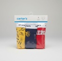 CARTER´S CALSONCILLO NIÑO 3PZS CLRS