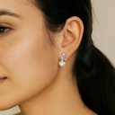 ARETES ENCHAPE GOTAS BRILLANTE