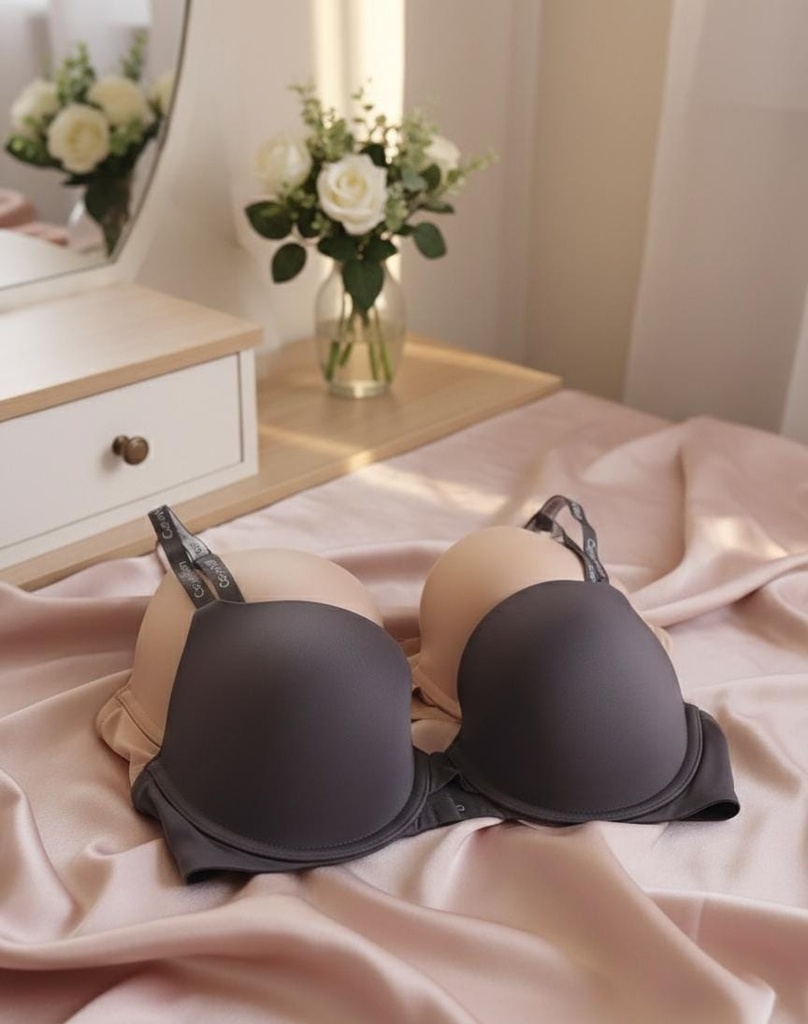 CALVIN KLEIN SET BRAZIER BEIEGE-NEGRO QP3409R