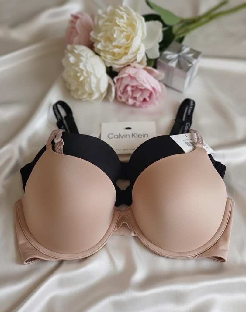 CALVIN KLEIN SET BRAZIER BEIEGE-NEGRO QP3409R