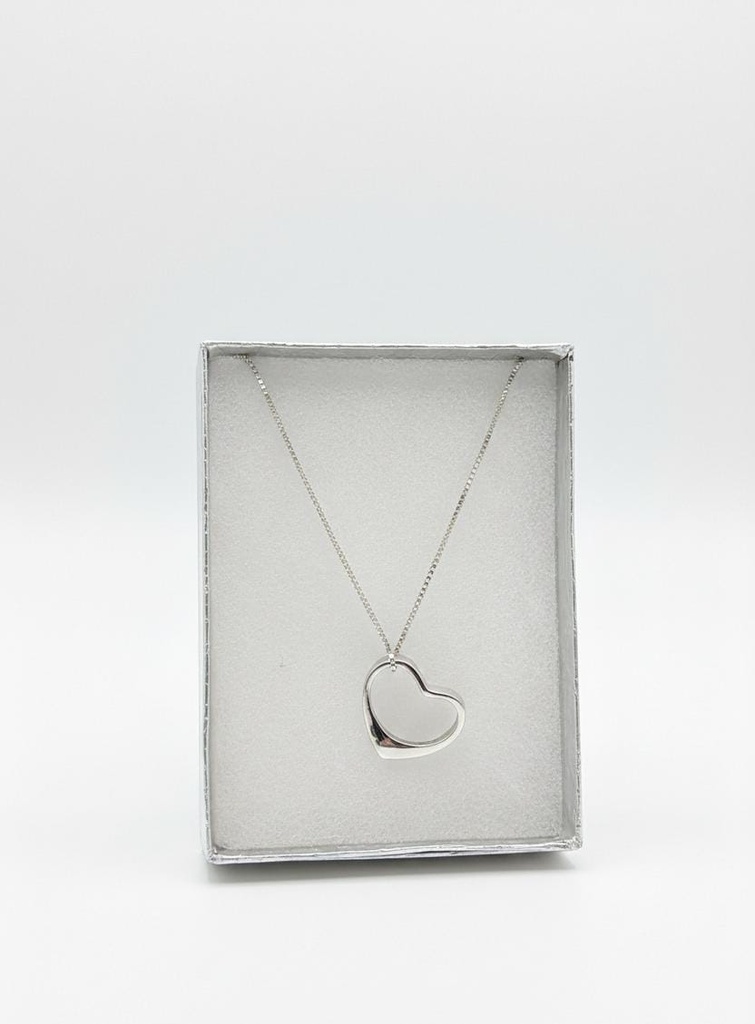 CADENA PLATA C/DIJE  9.25