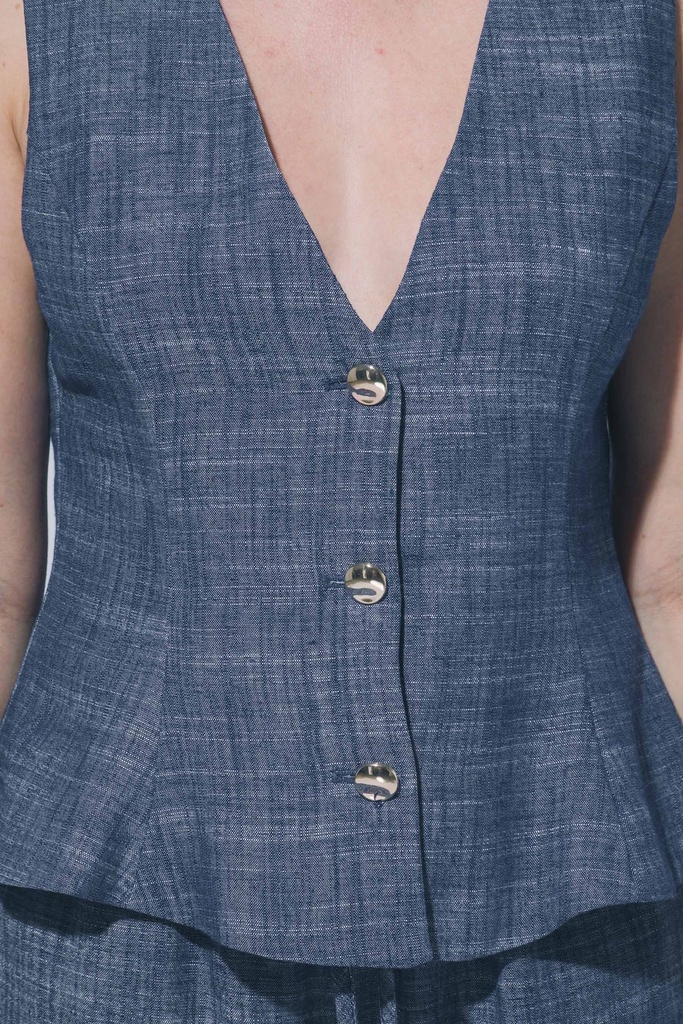 LOVE TREE BLUSA AZUL JEANS 5215VN