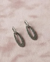 ARETES BRILLATE DORADO-PLATEADO 6085