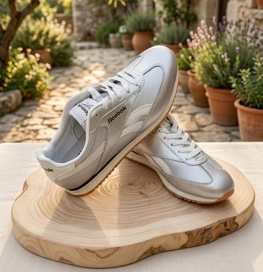 REEBOK TENIS GRIS-BLC MUJER