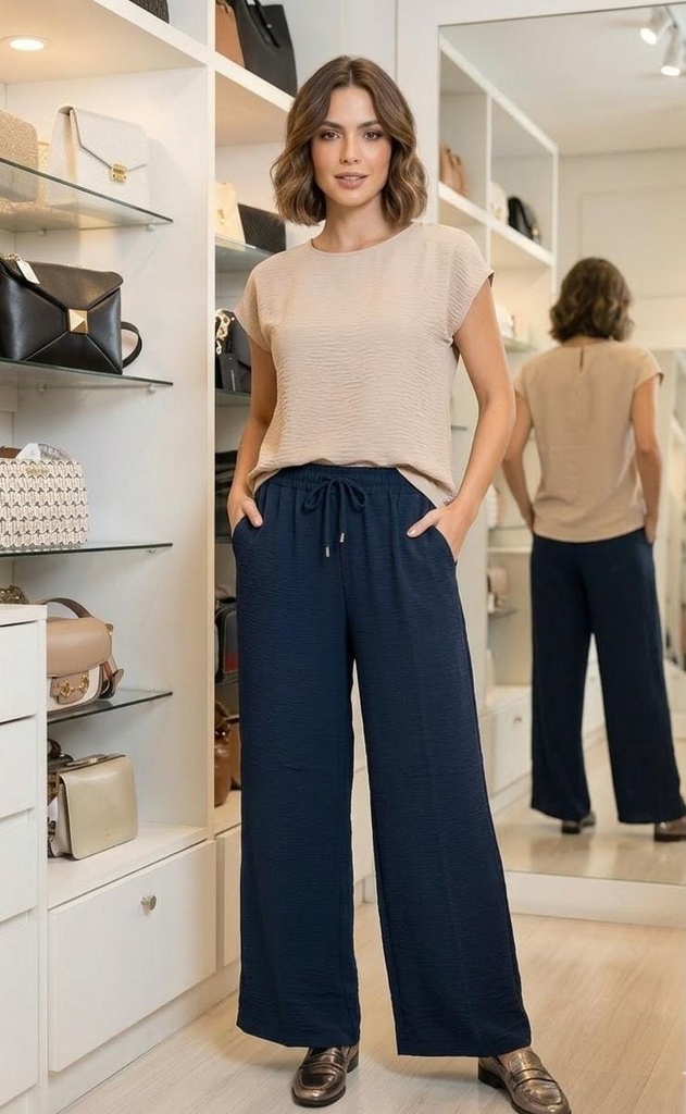 HOPE&HARLOW PALAZO AZUL M.HR811ZCM7