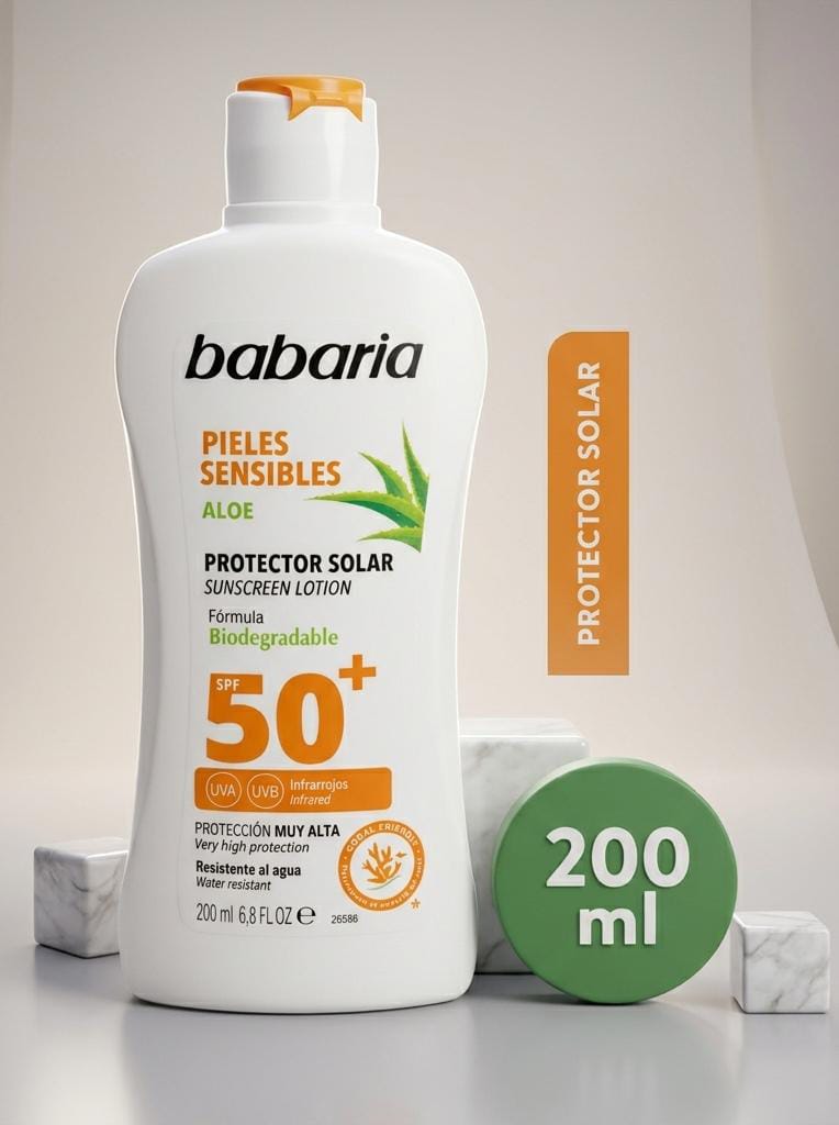 BABARIA PROTECTOR SOLAR ALOE 50+