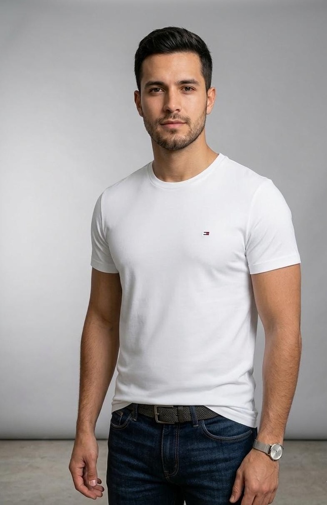 TOMMY CAMISETA BLANCO HOMBRE 78JA560B