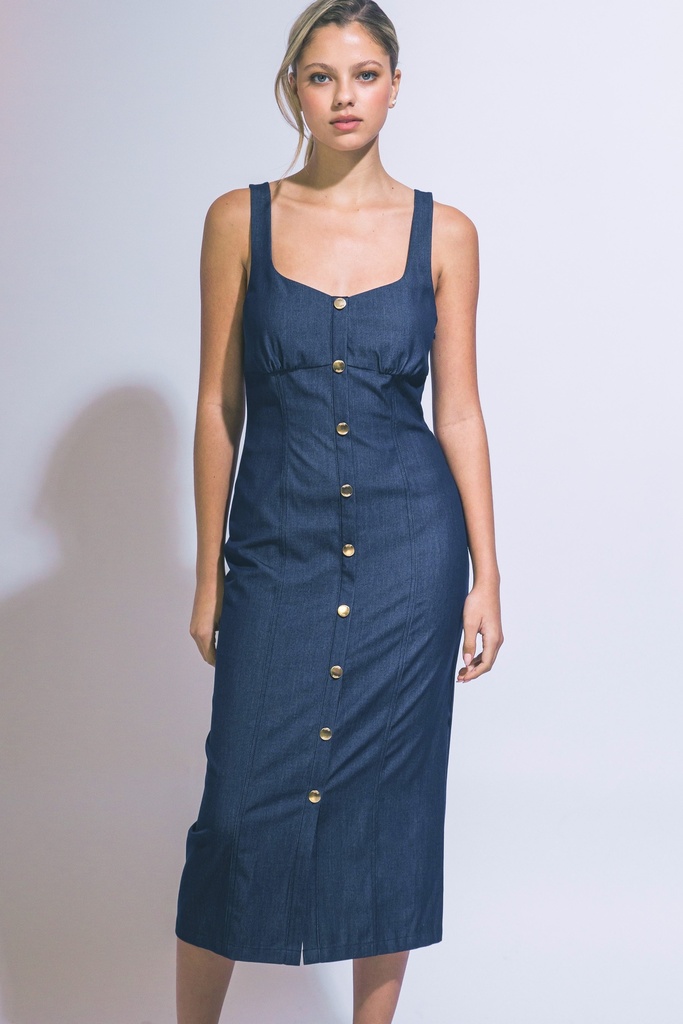 LOVE TREE VESTIDO AZUL JEANS 4970DN