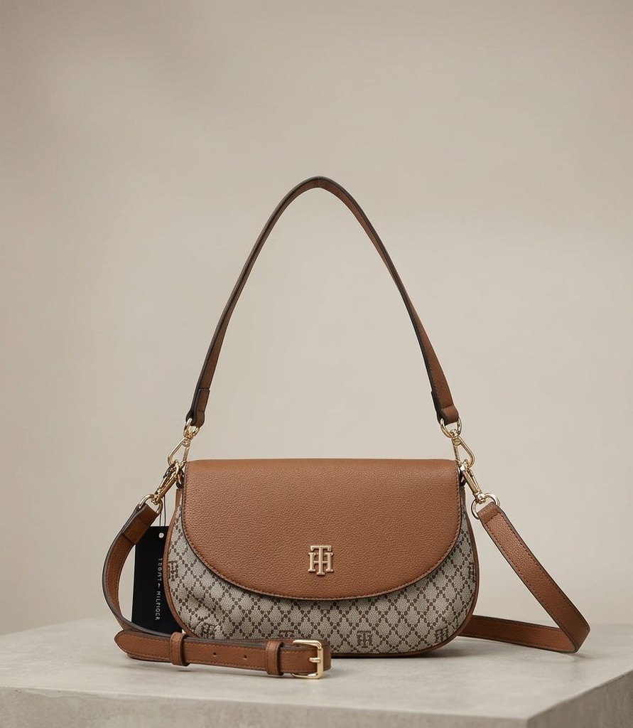 TOMMY CARTERA CAFE-BEIGE PEQUE