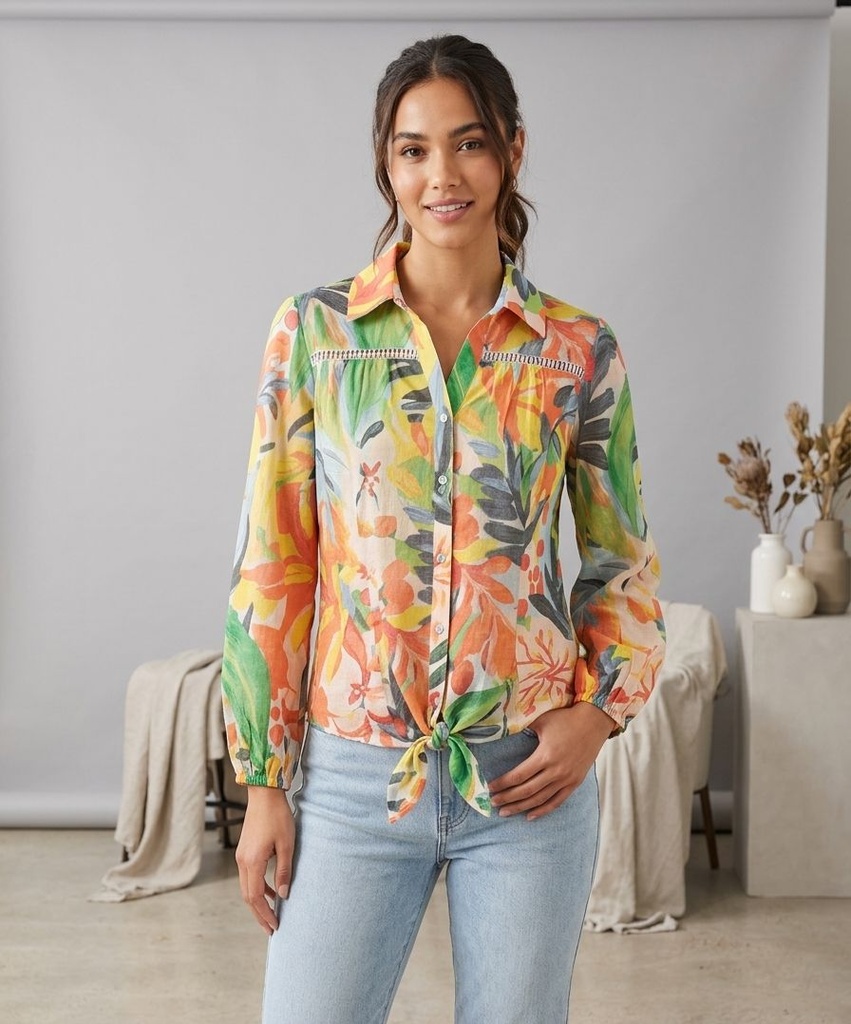 HOPE&HARLOW BLUSA FLRS COLORES HT814NDA2