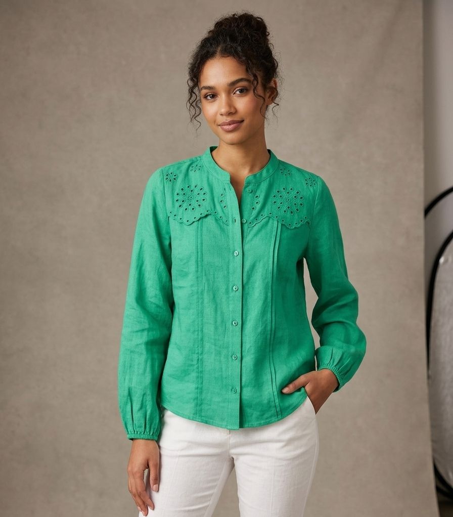 ZAC&RACHEL BLUSA VERDE ST81JBQM6
