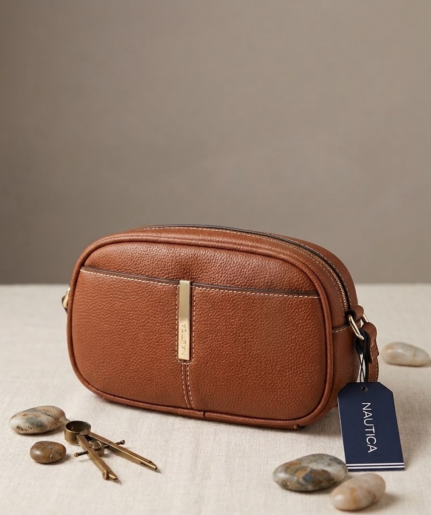 NAUTICA CARTERA CAMEL PEQUEÑA