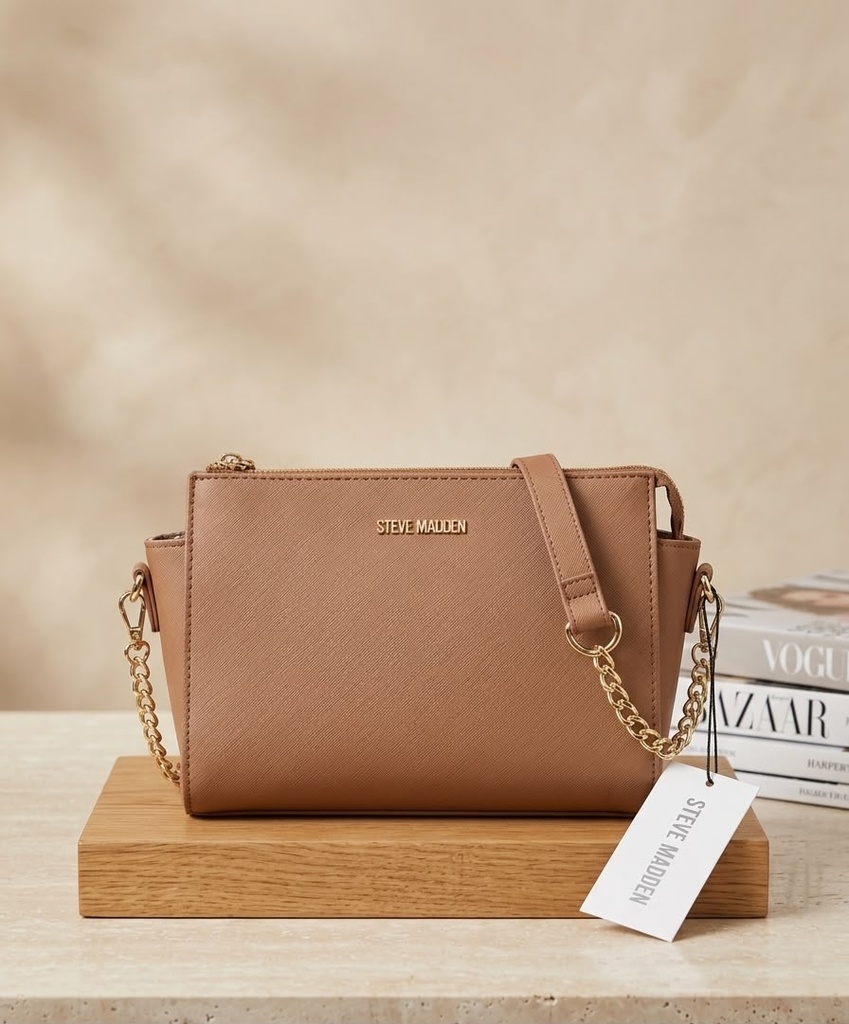 STEVE MADDEN CARTERA CAMEL PEQUE.