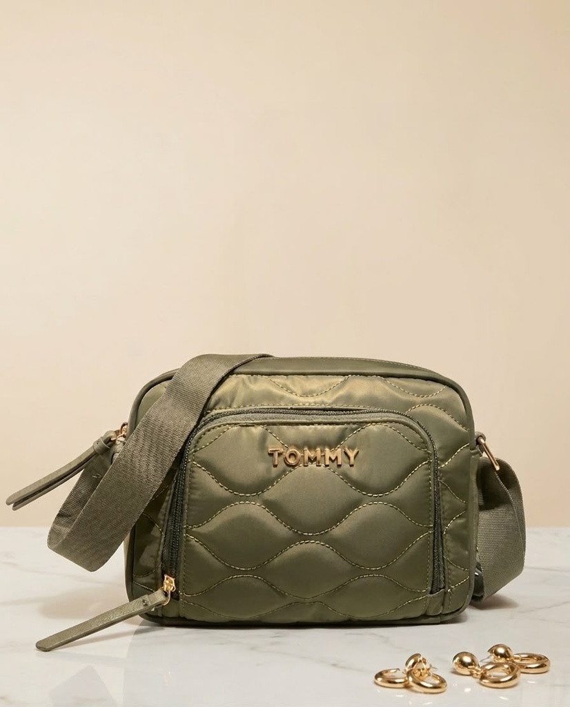 TOMMY CARTERA VERDE OLIVO PEQUE