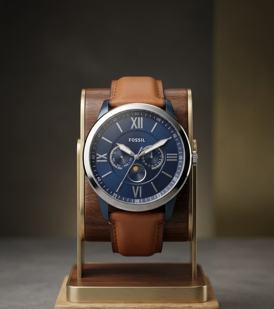 FOSSIL RELOJ HOMBRE AZUL-CAFE O. BQM7132
