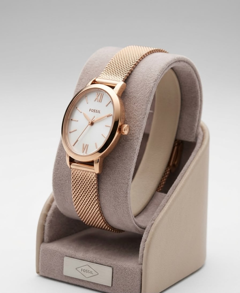 FOSSIL RELOJ OVALADO BRONCE BQW5018