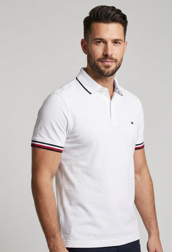 TOMMY CAMISETA BLANCO HOMBRE XM06202