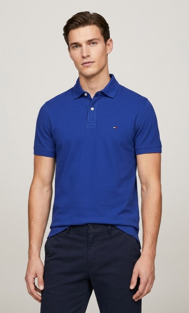 TOMMY CAMISETA AZUL ELECTRICO XM03524