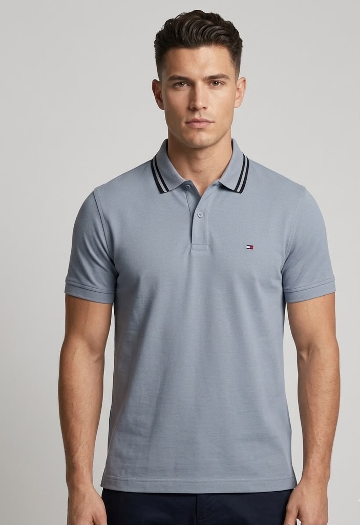 TOMMY CAMISETA CELESTE HOMBRE XM07535