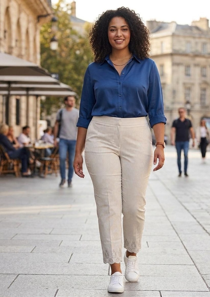 ZAC&RACHEL PANTALON BEIGE RAYAS NR81WGBY2A