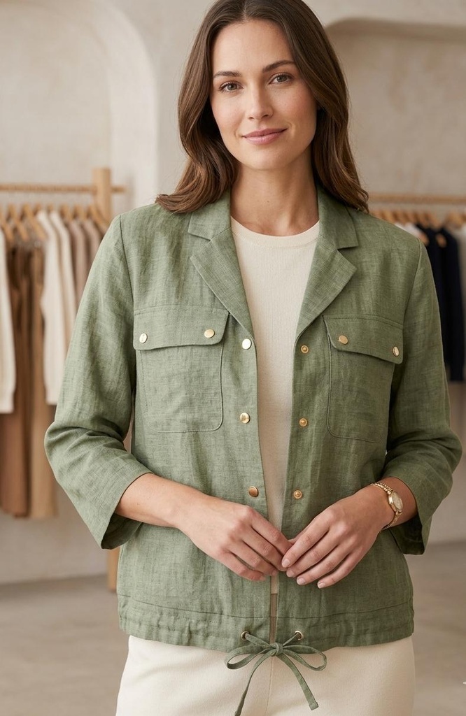 NYCC CHAQUETA VERDE OLIVO NYCC