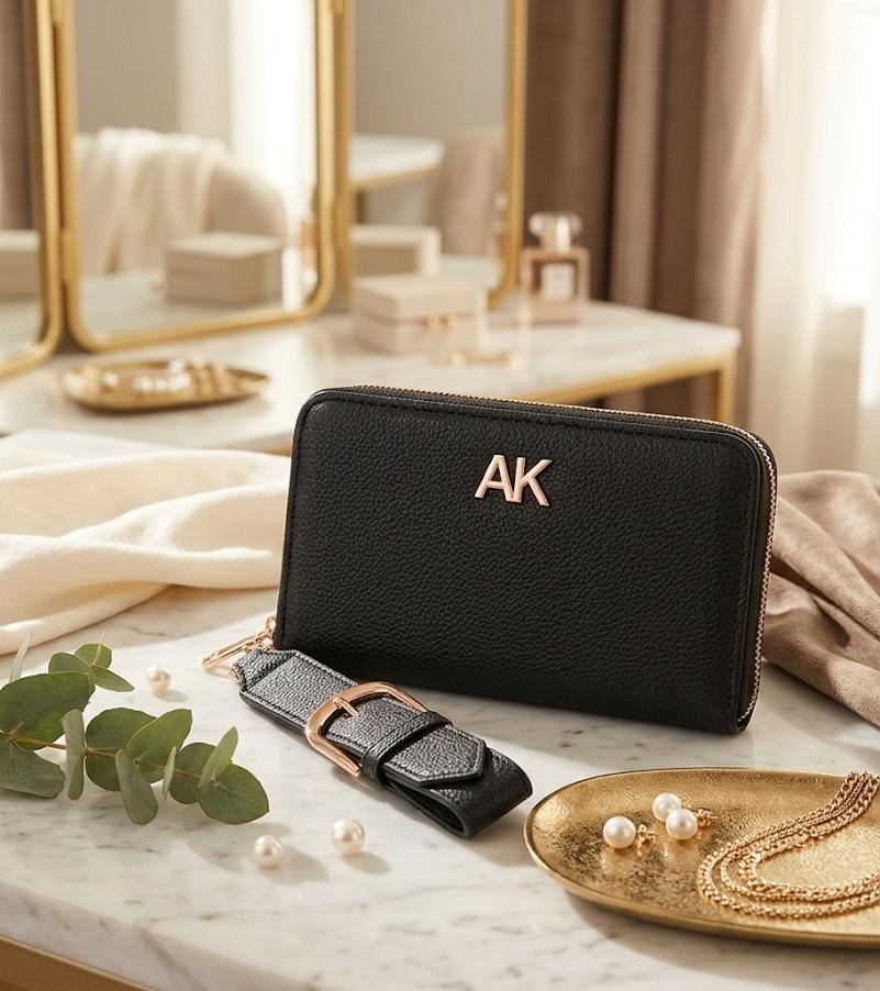 ANNE KLEIN MONEDERO NEGRO PEQUE