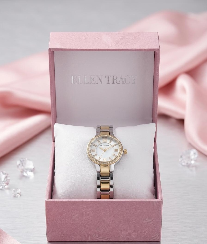 ELLEN TRACY RELOJ REDONDO DRD-PLATEADO