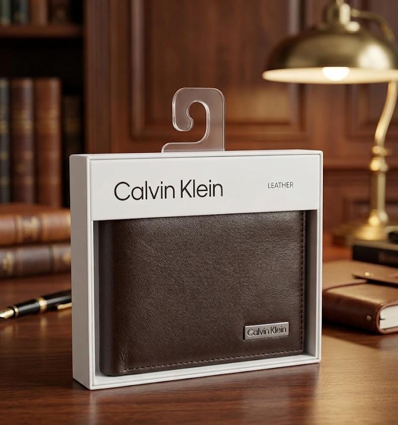 CALVIN KLEIN BILLETERA CAFE OSCURO
