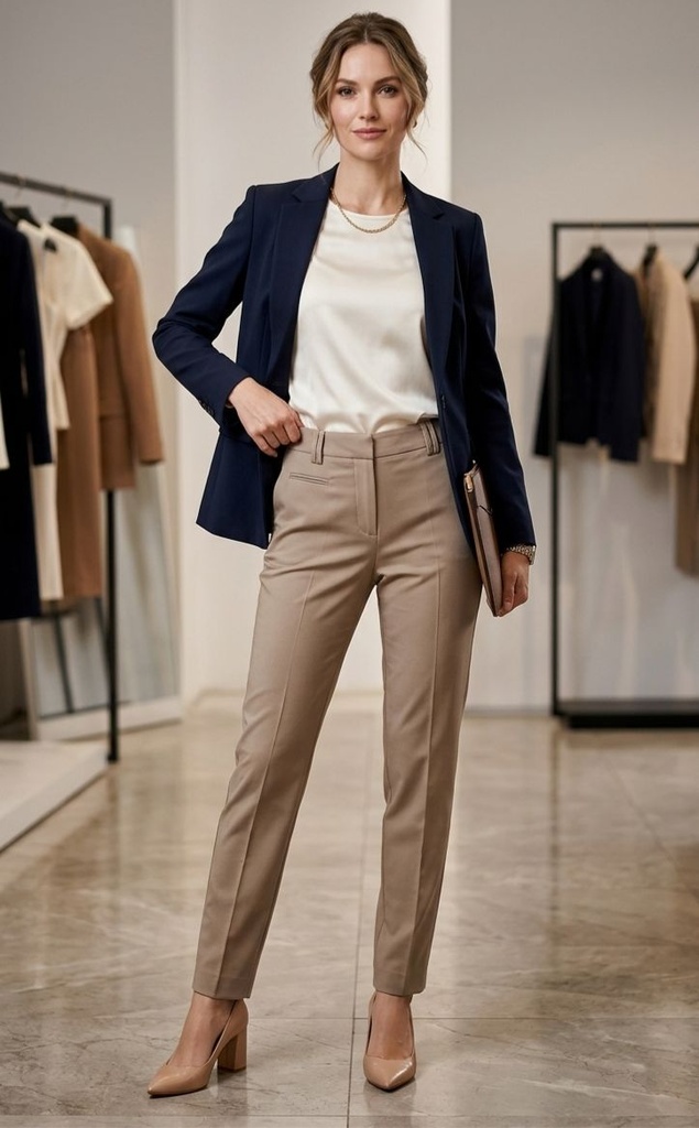 DAVID ASH PANTALON FORMAL KHAKI