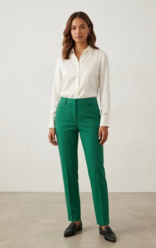 DAVID ASH PANTALON FORMAL VERDE