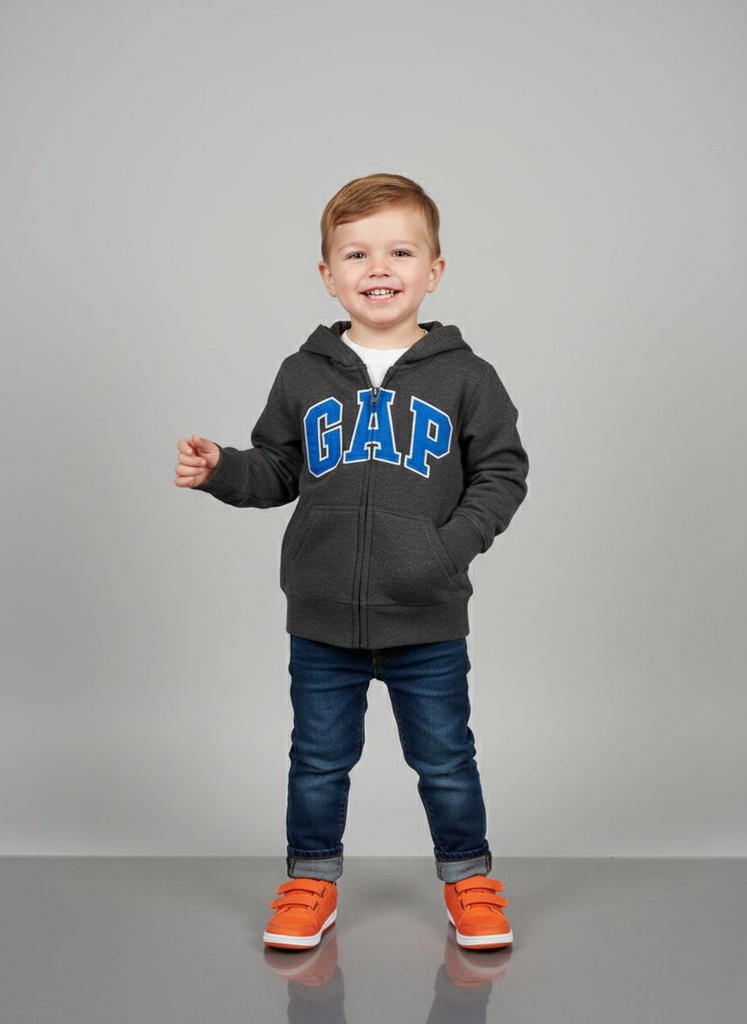 GAP SUETER NIÑO GRIS OSCURO 917504-05