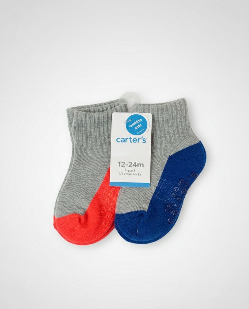 CARTER´S CALCETINES NIÑO CLRS 6pzs