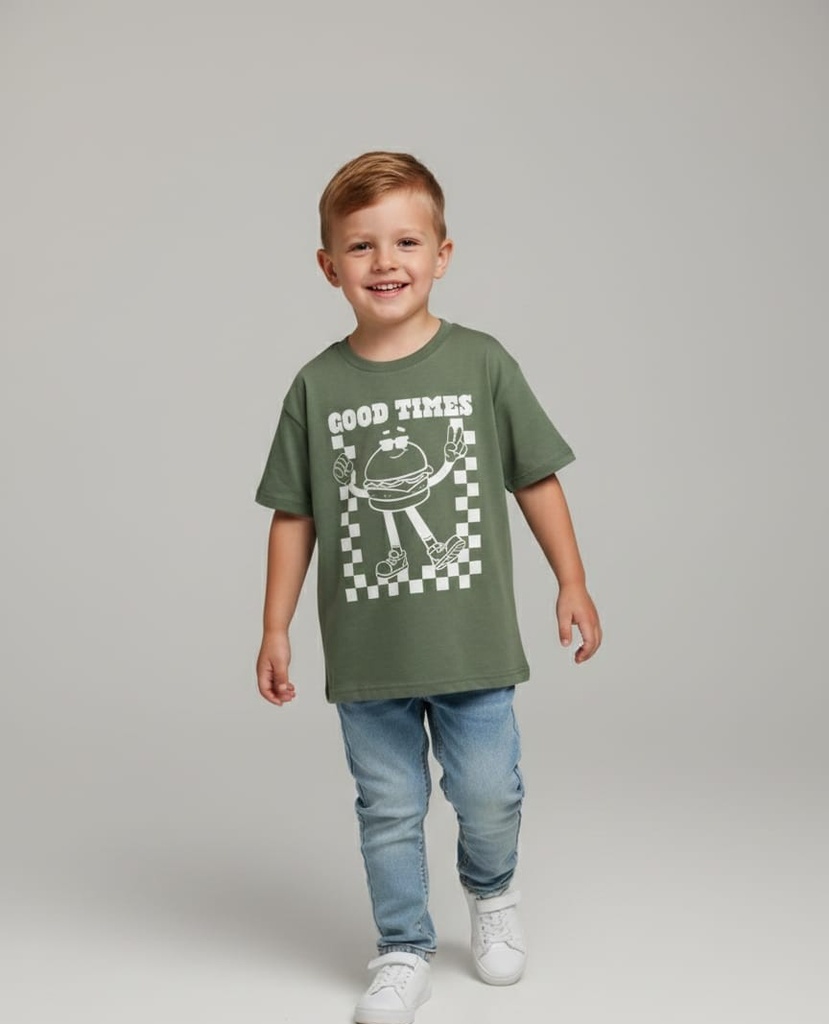 CARTER´S CAMISETA VERDE HAMBURGUESA