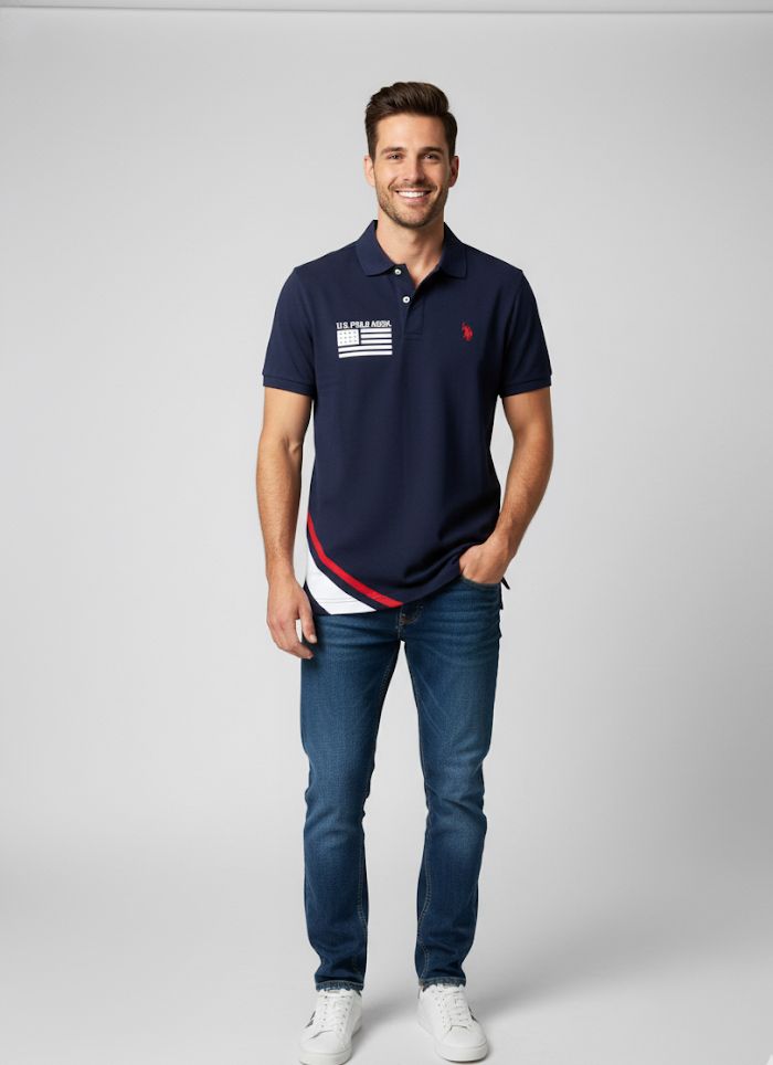 POLO CAMISETA C.P AZUL MARINO