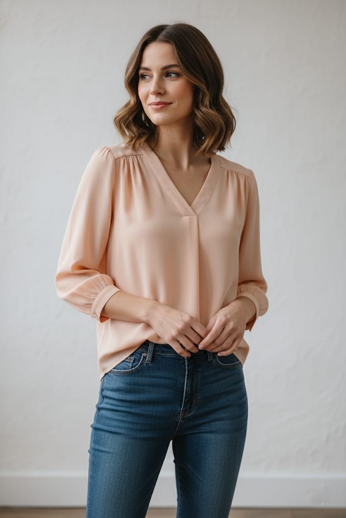 MILANO BLUSA SALMON MUJER