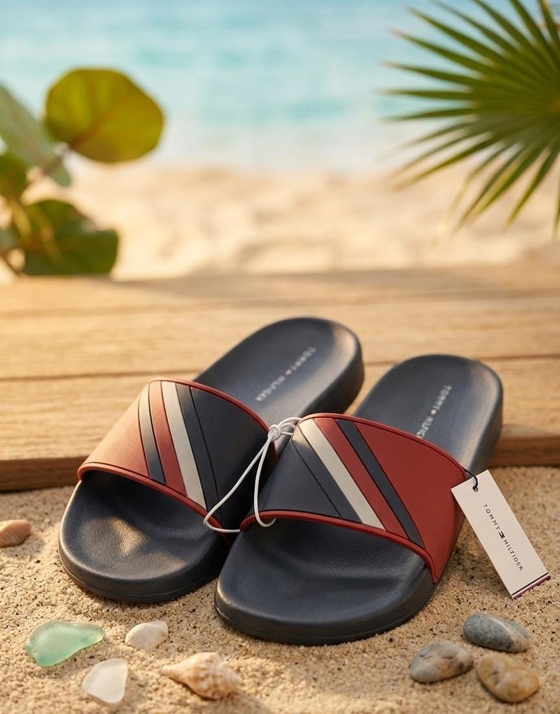 TOMMY SANDALIA MUJER AZUL MARINO