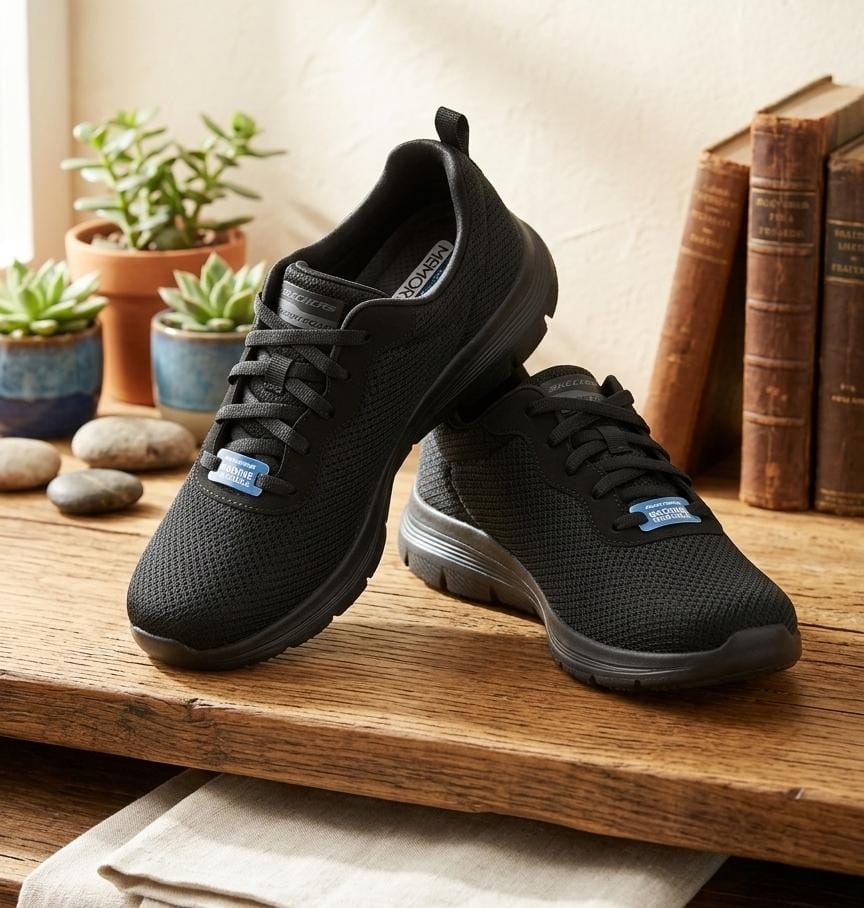 SKECHERS TENIS NEGRO MUJER 149303N