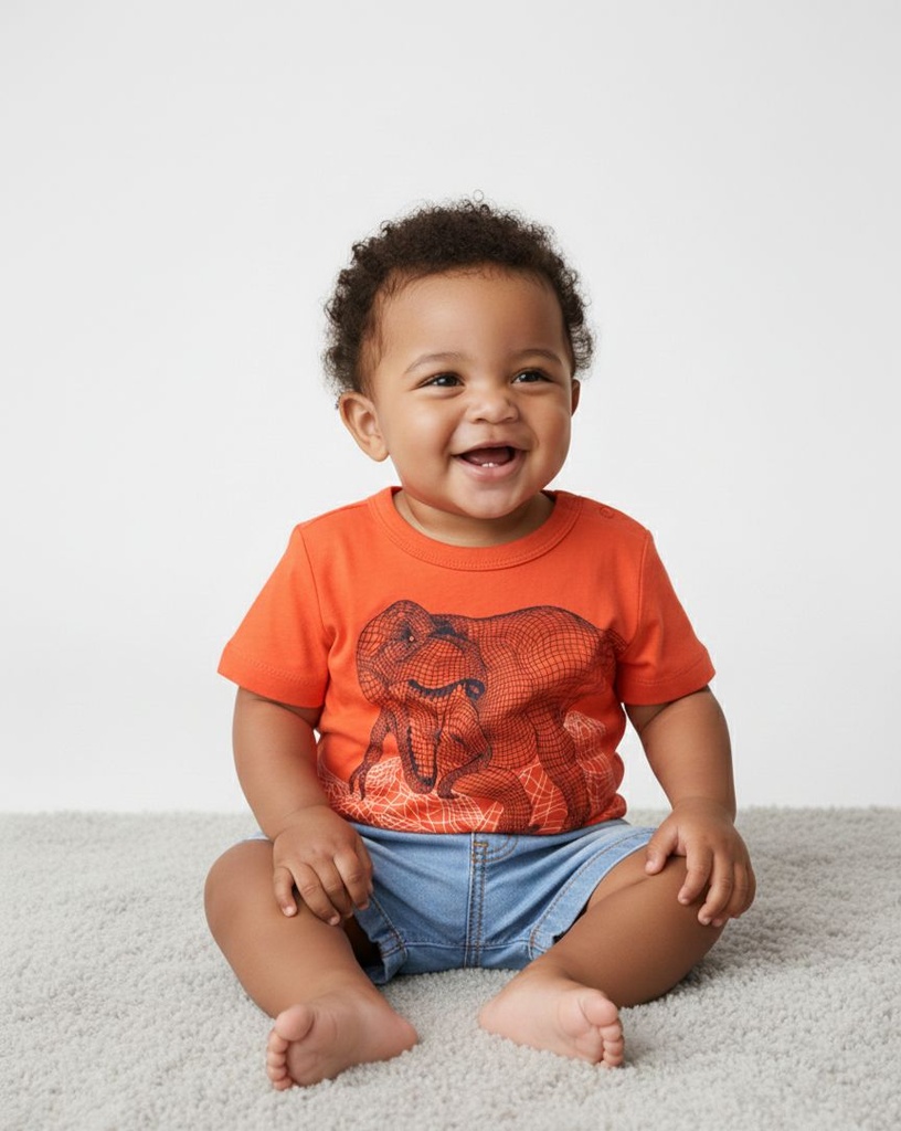 OSHKOSH CAMISETA BEBE NARANJA