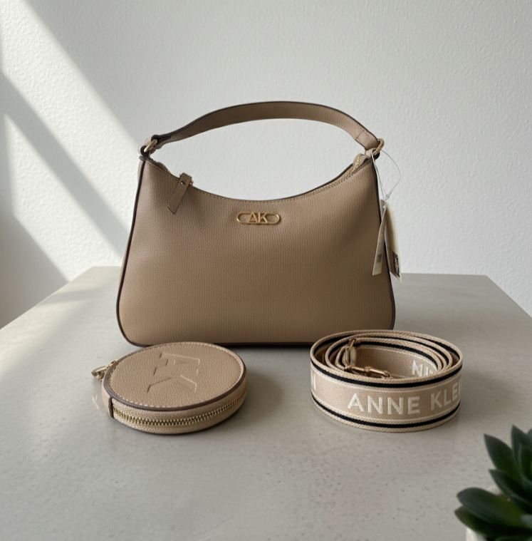 ANNE KLEIN CARTERA BEIGE PEQUE.MUJER