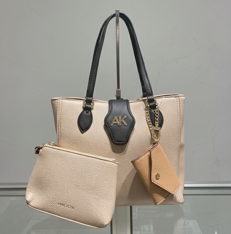 ANNE KLEIN CARTERA ROSA VIEJO GRANDE