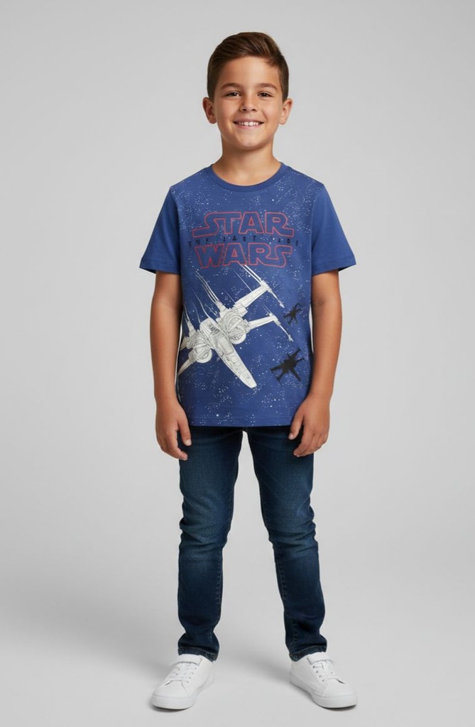 GAP CAMISETA AZUL MARINO STAR WARS