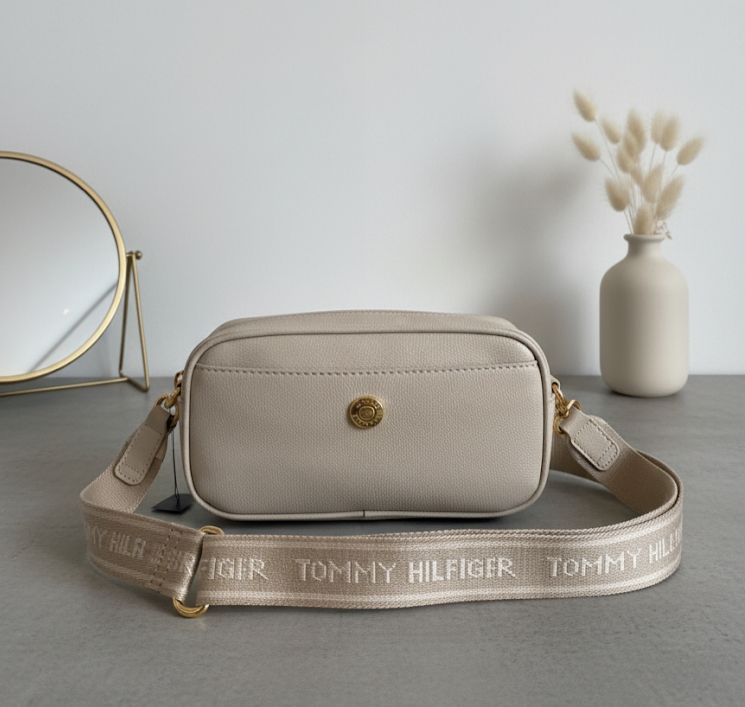 TOMMY CARTERA BEIGE MUJER PEQUEÑA