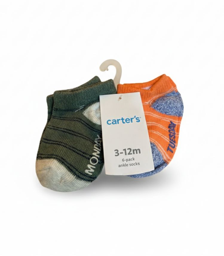 CARTER´S CALCETINES NIÑO 6PZS CLRS