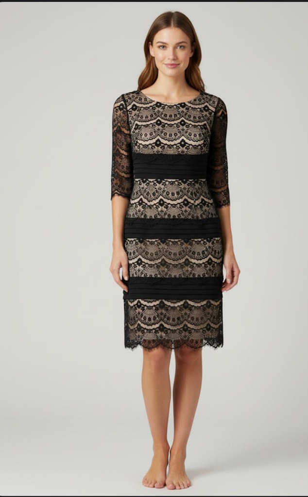 JAX VESTIDO MUJER NEGRO