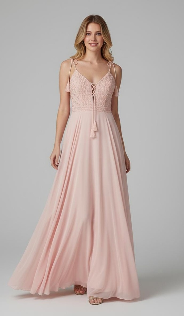 COLORS VESTIDO L. MUJER ROSA