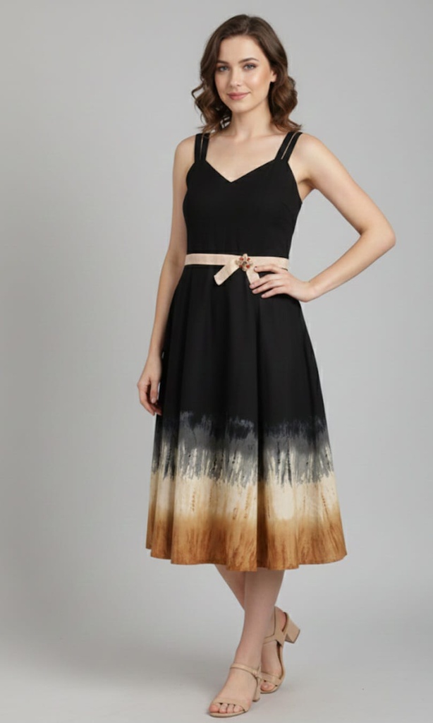 DEPECHE VESTIDO MUJER NEGRO ESTAM-